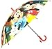 SurprizeMe Kids Designer Micky Minnie Mouse Girls Kids Stick Umbrella, Red & Yellow RS.399.00