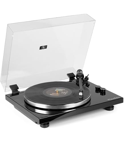 Giradischi AIWA LPS-25BK – 3 Velocità, Bluetooth 5.4, Speaker Integrati, Radio FM E USB - copertina