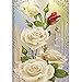 Produktbild Fanxing 5D Diamond Painting 5D Diamant Malerei Blumen Diamant stickerei Rhinestone Pasted Gemälde Kreuzstich DIY Cross Stitch Kreuzstich Wohnkultur (B:30x40cm)