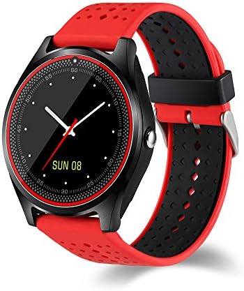 Fitness Tracker by Torus Pro | Smart Watch, Fitness Watch, Weight Loss | Get Fit and Stay Fit | Pedometer, Watch, Sleep Monitor, Activity Tracker, Fitness Bluetooth, Calorie Counter | Music Player, Hands Free Phone Calling, Call History, Phone Book (Via Micro Sim), for Android Phones Only. Activity Tracker and Fitness Watch with 3D Acceleration, Anti Loss and Remote Camera. This Fitbit Styled Sports Accessory is Compatible with Android Phones Plus Easy Usb Charge via Cable and Exclusive Logo