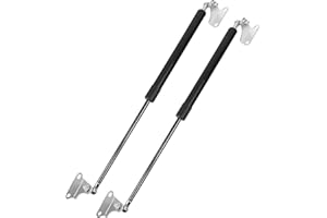FLYDIDA 500MM 250N/25KG Gasdruckfeder Struts Shocks, 2 Stück L-Typ Gasfeder Gasdruckdämpfer Hydraulisch Halterung für Staukasten-Deckel Kabinett Wohnmobil-Luke Camper Lkw Boot Wohnmobilfenster