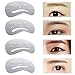 XINW 24pcs Eyebrow Model Grooming Stencil Kit Template Make Up Shaping Tools