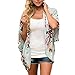 Produktbild Luckycat Damen Florale Kimono Cardigan Boho Chiffon Sommerkleid Beach Cover up Leicht Tuch für die Sommermonate Am Strand Oder See