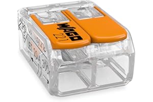 MAPOOR Wago Lot de 100 connecteurs à levier 221 Series 221-412