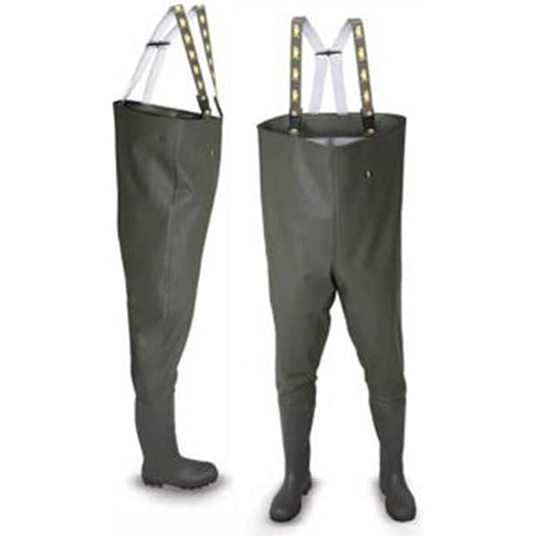 Vass E Nova 700 PVC Wathose - Grün, Größe EU 40 Für Angler & Outdoor