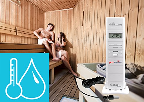Technoline Profi-Sensor der Prfessional Series von Mobile Alerts MA, 10320, Weiß, 3,4 x 1,9 x 13,2 cm - 4