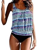 ✿Athletisch, casual. Sie können mit diesen zweiteiligen Badeanzug unter Wasser schwimmen oder zum Baden an den Strand gehen. Attraktiver Stil und schönes Design machen Ihnen und süß.