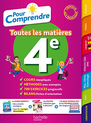 Pour Comprendre Toutes Les Matières 4E