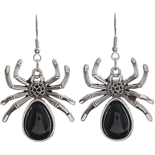 Boland Spinnen-Set, 12 Stück – Schwarze Kunststoff-Spinnen, 7x8 Cm, Für Halloween-Deko