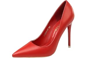 seiveini Femme Escarpins à Talons Aiguilles Bout Pointu Pompes à Talons Hauts Élégante Escarpins à Talons Hauts Sexy High Heels Chaussures de Soirée Cérémonie Mariage Fête