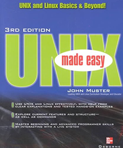 [(Unix Made Easy : The Basics and Beyond)] [By (author) John Muster] published on (May, 2002) gratuit