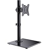 ErGear Supporto per Monitor per Schermo da 13-32 Pollici, Braccio Monitor PC con Base, Braccio Monitor Scrivania Regolabile i