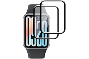 FiiMoo 2 sztuki do folii ochronnej Xiaomi Smart Band 9 Pro, ekran ochronny, [twardość 5H] [pełne pokrycie 3D], folia ochronna, osłona ekranu do Xiaomi Smart Band 9 Pro