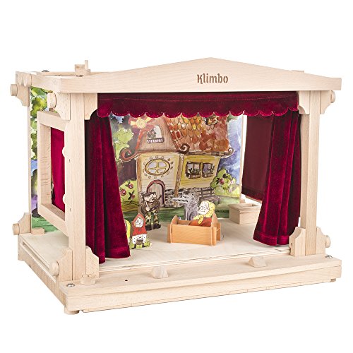 Preisvergleich Produktbild Klimbo Eco Toys 001 - Märchen-Theater aus Vollholz