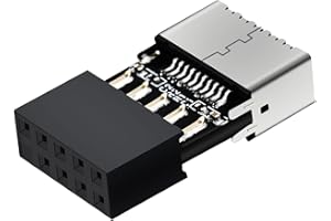 COMeap Adattatore di espansione da USB 2.0 a USB 3.2 Gen 1 per scheda madre con tipo E Key-A femmina pannello frontale femmina a 9 pin adattatore di conversione interno