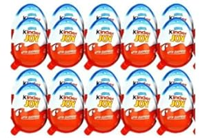 12 X Kinder JOY Surprise Eggs, Ferrero Kinder Choclate Best Gift Toys, for BOY by unbranded