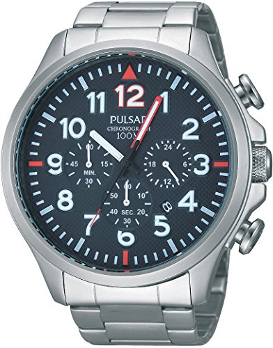 Pulsar Herren-Armbanduhr Analog Quarz Edelstahl PT3319X1 Pulsar Herren-Armbanduhr Analog Quarz Edelstahl PT3319X1
