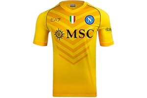 SSC NAPOLI Maglia Gara, EA7, Scudetto Tricolore, Tessuto Tecnico Dry Touch, 2023/2024