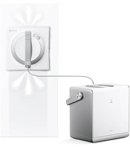 Fmart T8Pro Window Cleaning Robot 3800Pa, Electric Window Cleaner with 10 Patches, Window Cleaner, Robot, Edge Detection, AI Navigation, Suitable for Smooth Surfaces Fmart T8Pro Window Cleaning Robot 3800Pa, Electric Window Cleaner with 10 Patches, Window Cleaner, Robot, Edge Detection, AI Navigation, Suitable for Smooth Surfaces