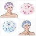 Meta-U Women Elastic Waterproof Reusable Shower Cap (Single layer)