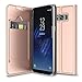 Produktbild Verco Handyhülle für Galaxy Note 8, Premium Handy Flip Cover für Samsung Galaxy Note 8 Hülle [integr. Magnet] Book Case PU Leder Tasche, Rosegold