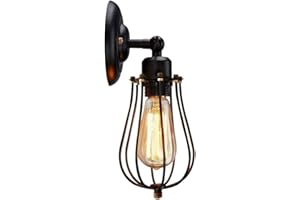 Chao Zan Rétro Metal Murale Applique Luminaire Antique Murale Applique Cage Finition de Industriel Supensions Luminaire Plafonnier Lumiere Vintage Edison Lampe Douille E27