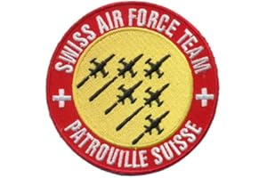 Patch Patrouille Suisse Jets Swiss air Force Team Svizzera toppa distintivo