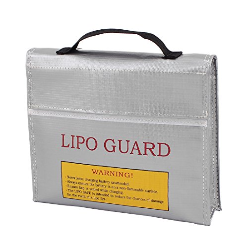 Preisvergleich Produktbild sourcingmap® Lipo Akku feuerfeste Tasche Speicher Schutz sicher Lade Halter 215mmx45mmx165mm
