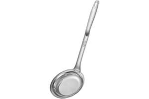 KIVRIMLARV Colador de malla fina | Cuchara coladora | Tamiz de malla fina, colador de cocina de malla fina, cuchara de malla fina, colador de cocina de malla fina, colador de malla fina de acero inoxidable para