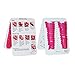 Travelmall Nail Art Decoration 26pcs Nail Polish Glue Model Spill Proof Manicure Protector Tools Reusable 10 Sizes Pack Nail Polish Easy Nail Polish Stencil(26pcs)