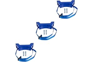 OUNONA 3 set di supporto per bombole di gas, rivestimento da parete, supporto per bombole di gas, supporto cilindro, doppio serbatoio di, catena di sicurezza, supporto cilindro per serbatoio