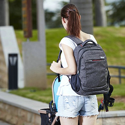 Yuhan Oxford-Wickeltasche, Windel-Rucksack, Isoliertasche, passend für Kinderwagen - 8