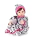 Produktbild NACHEN Baby Dolls Soft Silicone Vinyl Realistic Playmate Lovely Lifelike Toy Newborn Baby Gift 55cm,color1,55cm