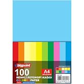 Bigpoint Renkli Fotokopi Kağıdı 80Gr. A4 100 Yaprak / 10 Renk