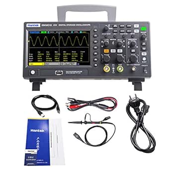 Hantek DSO2C10 Digital Oscilloscope 2CH 1GSa/S Storage Economical Oscilloscope 100MHZ Bandwidth Handheld