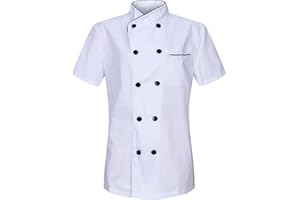 Misemiya Veste de Cuisine pour Femme Kz-8441 VESTE DE CUISINE FEMME KZ-8441 Femme (lot de 1)