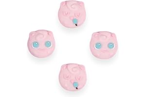 PRYSM GAMING Thumb Grips Caps Covers Poke Jiggly Puff Compatible With Original Switch Joy-Con OLED Switch Joycon & Switch Lite - 4 Pack