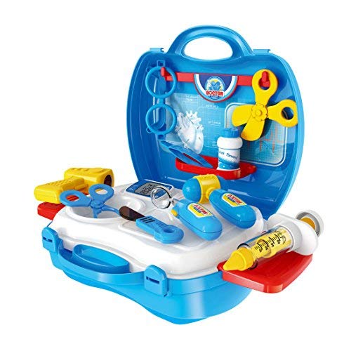 JIM'S STORE Jouet Mallette Docteur avec Accessoires Jeux Imitation 18PCS Boîte Médecine pour Enfants