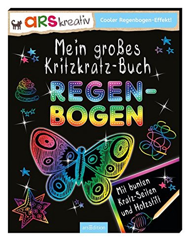 Preisvergleich Produktbild Mein großes Kritzkratz-Buch Regenbogen