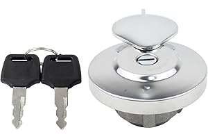 DOO ENGY Tankdeckel mit Tankschloß für Honda CA 125 CB 450S CB650 CB750 CBX 1000 CBX 550F CM400T CMX 450C 250 CX500 GL 500 VF500 VT 125 Shadow VT1100 VT 1300 VT 600 C VT600 PC21 XBR 500 Varadero 125 XL XR 125L