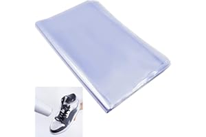 Zephyra 50 Pcs Sacs Rétractables 28 x 45 cm – Film Rétractable Transparent PVC pour Chaussures, Bombes de Bain, Cosmétiques, Artisanat DIY, Sacs Étanches Thermorétractables pour Emballage Cadeaux