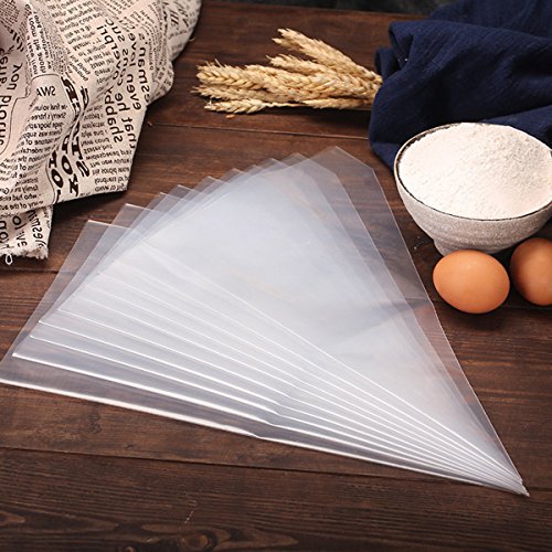 200 Stück Thick-Gebäckbeutel 16-Zoll-12-Zoll-Einweg-Icing Dekorieren Taschen Kuchen Spritzbeutel für alle Sized Tipps Kit und Kupplungen - 3