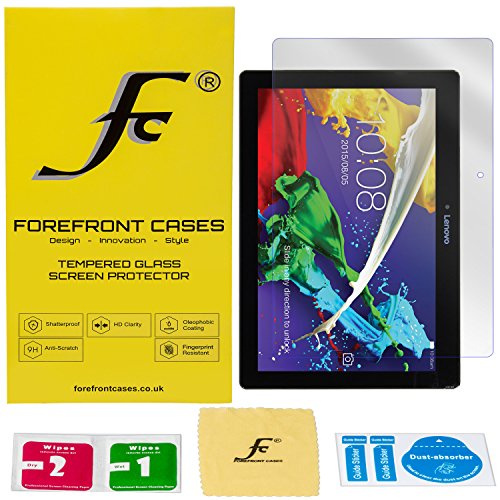 Forefront Cases® [HD KLARHEIT] Gehärtetes Glas Bildschirm Schutz Protektor Folie für Lenovo Tab 2 A10-30F 25,6 cm (10,1 Zoll HD) Tablet-PC [ULTRA DÜNN nur 0.3mm]