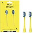 Perfora Replacement Brush Heads For Perfora Electric Toothbrush Model - 002 | Effective Brushing & Plaque Removal For Healthier Smile | Lightweight With Soft Bristles | Sunshine Yellow | Pack of 2