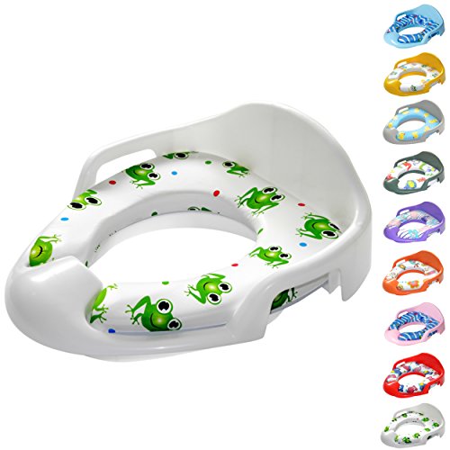 Toilet Trainer Seat | WC Toilet Seat for Baby Children & Kids | Padded seat, removable and easy to clean | (White)