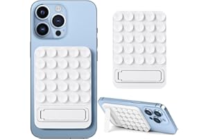 HOTUT Silikonowy uchwyt na telefon z przyssawką, silikonowy uchwyt na telefon z przyssawką, uniwersalny uchwyt na telefon, samoprzylepna przyssawka do wszystkich modeli telefonów komórkowych, biały