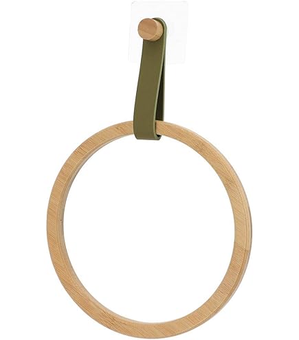 Porte-serviettes Mural Bohème En Perles En Bois Pour Décoration De Salle De Bain