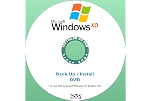 SOFTWARE ON DVD DVD de instalación de respaldo de reemplazo para Windows XP Starter, Home o Professional en español. (Professional)