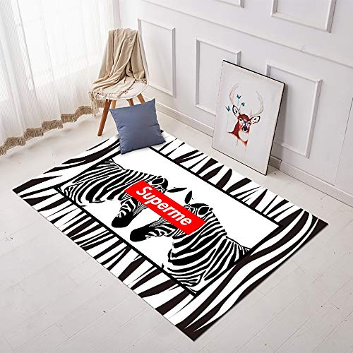 Preisvergleich Produktbild LUYION Area Rug im Wohnzimmer Zeitgenössischer Stil rutschfest Schlafzimmer Stilvoller Teppich Dauerhaft Boden Yoga Matte,E5,140X200cm