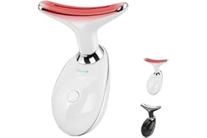 AWLVE Skinova Beauty Lumi Beauty 7 lumières Masseur Facial Anti-Rides Avec Lifting, Affine Et Sculpte Le Visage (Blanc)